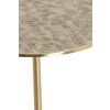 Príručný stolík S/2 Ø32x51+Ø38x54 cm LIA antický bronz