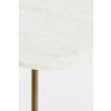 Príručný stolík S/2 max 37,5x37,5x54 cm GIA trav biely+hnedo-hnedý