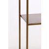 Otvorená skrinka 100x30x205 cm REZINA antický bronz