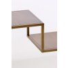 Otvorená skrinka 100x30x205 cm REZINA antický bronz