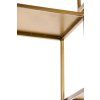 Otvorená skrinka 100x30x205 cm REZINA antický bronz