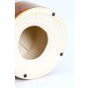Príručný stolík Ø42x34 cm MOOCA keramika koňakovo-biela