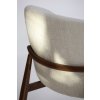 Jedálenská stolička 57x56x74 cm ALUKO krémová+hnedá