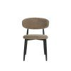 Jedálenská stolička 54x52x76 cm ENIOLA taupe+čierna