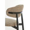 Jedálenská stolička 54x52x76 cm ENIOLA taupe+čierna