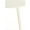Príručný stolík 67x49x41 cm LINOS krémový