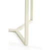 Stĺp Ø35x81 cm RETIRO číre rebrované sklo+krémová