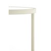 Stĺp Ø35x81 cm RETIRO číre rebrované sklo+krémová