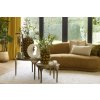 Príručný stolík S/2 Ø49,5x36+Ø85x45 cm LAPAZ antický bronz+taupe