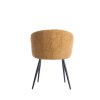 Jedálenská stolička 58x58x78 cm RADAJA okrová žltá+čierna