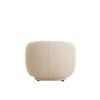 Stolička 93x87x73 cm OVITO krémová