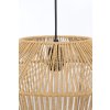 Závesná lampa Ø40x30 cm CASPIAN hnedo-čierna