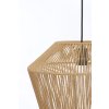 Závesná lampa Ø40x30 cm CASPIAN hnedo-čierna