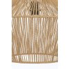 Závesná lampa Ø40x30 cm CASPIAN hnedo-čierna