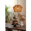 Závesná lampa Ø40x30 cm CASPIAN hnedo-čierna