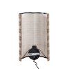 Nástenná lampa 26x15,5x40 cm VERDANTIA tmavo olivovozelená