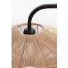 Nástenná lampa Ø43x115 cm LYRA prírodná+matná čierna