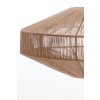 Nástenná lampa Ø43x115 cm LYRA prírodná+matná čierna