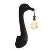 Nástenná lampa 18x15,5x57,5 cm PŠTROS matná čierna