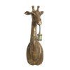 Nástenná lampa 20,5x19x61 cm ŽIRAFA antický bronz