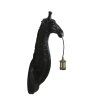 Nástenná lampa 20,5x19x61 cm ŽIRAFA matná čierna