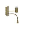 Nástenná lampa+ledflex 20x11x35 cm REGINA antický bronz