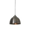 Závesná lampa Ø30x26 cm KYLIE tmavý surový nikel