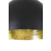 Závesná lampa Ø30x26 cm KYLIE čierno-zlatá