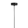 Závesná lampa Ø30x26 cm KYLIE čierno-zlatá