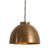 Závesná lampa Ø60x42 cm KYLIE surový starý bronz