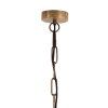 Závesná lampa Ø60x42 cm KYLIE surový starý bronz