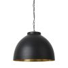 Závesná lampa Ø60x42 cm KYLIE čierno-zlatá