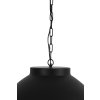 Závesná lampa Ø60x42 cm KYLIE čierno-zlatá