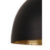 Závesná lampa Ø60x42 cm KYLIE čierno-zlatá