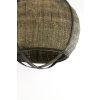 Závesná lampa Ø41x39 cm BOZONA ratan hnedosivá