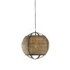 Závesná lampa Ø41x39 cm BOZONA ratan hnedosivá