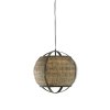 Závesná lampa Ø41x39 cm BOZONA ratan hnedosivá