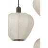 Závesná lampa 10L 144x49x200 cm HUXI drevená potlač hnedá+ľanová