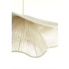 Závesná lampa Ø80x22 cm ELCKA krémová