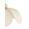 Závesná lampa Ø50x28 cm LAVRIRIA prírodná+drevo
