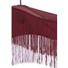 Závesná lampa Ø50x28 cm TIFFANY zamatová bordová