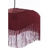 Závesná lampa Ø40x26 cm TIFFANY zamatová bordová