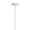 Závesná lampa Ø40x26 cm TIFFANY rafia prírodná+krémová