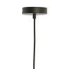 Závesná lampa Ø45x32 cm MELZOR ratan tmavohnedá