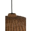 Závesná lampa Ø45x32 cm MELZOR ratan tmavohnedá