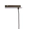 Závesná lampa 3L 103x30x143 cm BIBURY drevo prt d hnedá+terasová