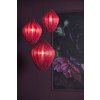 Závesná lampa Ø36x44 cm VERITA bordová