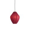 Závesná lampa Ø31x38 cm VERITA bordová