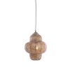 Závesná lampa Ø30,5x41 cm RYOTA hnedozlatá