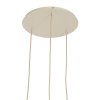 Závesná lampa 3L Ø38x34 cm TUFIA ľanová krémová